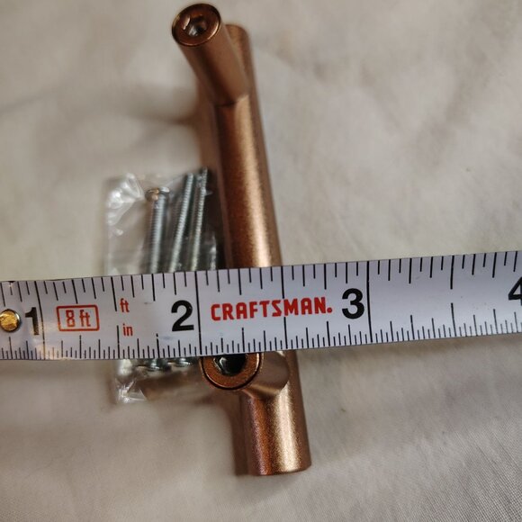Nizado 2.5" Cabinet Handles Rose Gold Drawer Pulls Stainless Steel Hardware - Picture 8 of 9